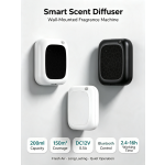 Smart Scent Diffuser Wall‑Mounted Fragrance Machine 200ml Bluetooth Control